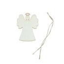 10pcs Wooden Angel Shaped Pendants Christmas Party Decor Hanging OrnamentsXP FT