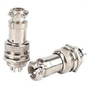 M16 16mm 5 Pin Screw Type Electrical Aviation Plug AeronauticalSocketConnecto BX