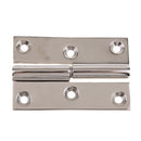 1 Pair Detachable Door Hinges for Marine Boat 316 Stainless Steel 7.5cm