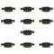 10 Piece RCA Female to Female Coupler Socket Audio Adapter Extender