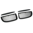 Black Front Kidney Grill Grilles For Bmw 05-08 Sedan Wagon E90 E91 320I-335