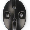 1Pack Heavy Duty Dual Coat Hooks Wall Mounted 20 Screws Retro Double Hook AU