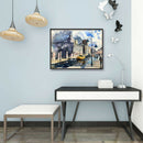 Diamond Painting Car Taxi Street DIY Full Round Drill Wall Picture 40x30cm