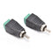 20Pcs Phono Speaker Wire cable to Audio male RCA Connector Adapter Jack P â„–[