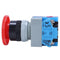 AC 600V 10A Red Mushroom Emergency Stop Push Button Switch 22mm NO NC Y9S3