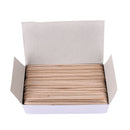 1Box 6 Inch Wood Tongue Depressor Large Wooden Waxing Spatula Wax Stick  HT ME
