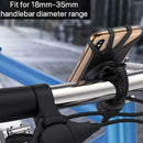 Magnetic Bike Handlebar Phone Holder 360 Degree Rotatable Bracket for 4.0-5.8 in