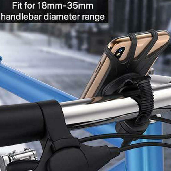 Magnetic Bike Handlebar Phone Holder 360 Degree Rotatable Bracket for 4.0-5.8 in