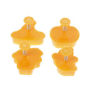 Halloween Pumpkin Ghost Theme Plastic Cookie Cutter Plunger Cake Decora Tool Gw