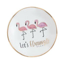 Flamingo Ceramic Small Dish Sauce Sugar Vinegar Snack Food Serving Tray