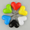 1Pc mini cute heart-shaped 3.5mm double jack adapter to earphone connector A JR