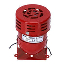 AC 220V Red Metal Motor Driven Air Raid Siren Horn Alarm