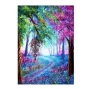 2pcs Full Drill Diamond Painting Cross Stitch Kit Landscape Picture DIY Gift