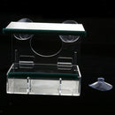 Window Feeder Feed & Water Garden Bird Viewing Table Perch With Suction
