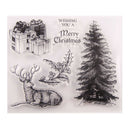 Merry Christmas Tree Reindeer Stamp clear Silicone craft for DIY Scrapbooking JR