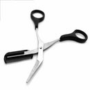 Women ladies eyebrow trimmer comb eyelash hair scissors cutter remover tool  RES