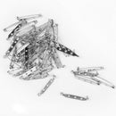 Bulk 50x  Brooch Ba Safety Catch Bar Pins Craft DIY