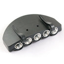 5 LED Light Under the Brim Cap Hat Headlamp Light for Hunting Fishing Hikin P2G5