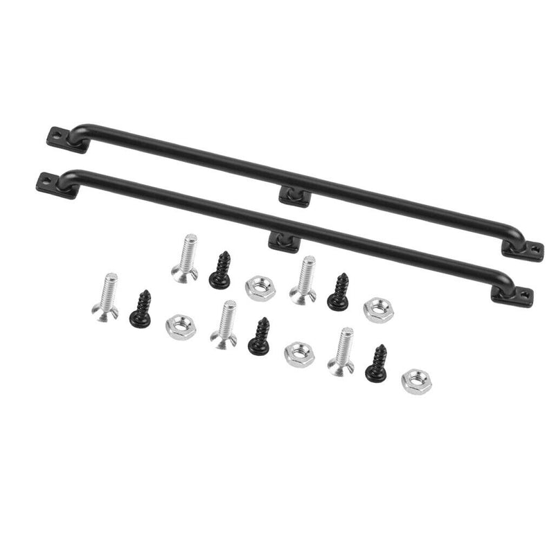 2 Pieces Metal RC Car Body Shell Handrail (L/R) for 1/10 RC Crawler Accessories