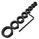 8Pcs Woodworking Drill Bit Depth Stop Collars Ring Positioner Drill Locator