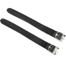 Universal Motorcycle Front Fork Tool Bag Pouch Luggage Saddle Bag Black Leather