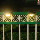 4pcs Solar Wall Light Outdoor Waterproof Patio Stair Garden Yard Fence Lamp A