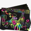 16K Colorful Scratch Paper Kids Creative Magic Drawing Paper With Scratch P E0Z2