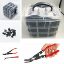 620Pcs Car Truck Bumper Door Panel Fastener Clips+2 Pcs Clip Removal Plier