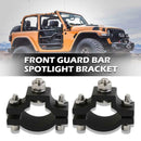 2pcs Motorcycle Front Fork Headlight Spotlight Bracket Highway Bar Holder Clamp