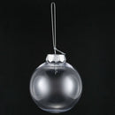 Clear DIY Baubles Shatterproof Seamless Plastic XMAS Ball Home Tree Decor G