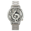 Watches Note Music Notation Metal Quartz Wristwatch Fashion