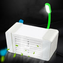 Air Cooler,Usb Evaporative Coolers With Waterbox,Portable Led Table Fan,Usb