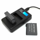 For Ahdbt-401 Go-Pro Hero4 Battery Usb Lcd Display Dual Port Charger For Go C4L6