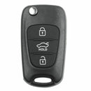 Replace Flip Key Shell fit for KIA Rondo Sportage Soul Rio Remote Case 3B B W4D6