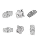 6-Set Boat Hinge Deck Cabin Hardware - Marine Grade 316 Stainless Steel