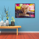 DIY Full Drill Round Diamond Painting Cute Hamster Rhinestone Craft (LD504)