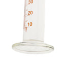2 Pcs Glass Measuring Graduated Cylinder Laboratory, 100ml, Clear Scale