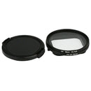 58mm Filter Adapter Ring + UV Filter w/ Cover for GoPro Hero 5 Housing Case