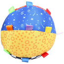 Colorful Ball Bell Soft Hand Grasp Music Sense Baby Kids Educational Plush