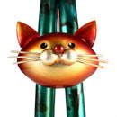 Metal Sculpture Iron Art Standing Cat Crafts Crafts Home Decor