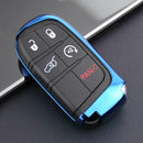Car Key Fob Chain For Jeep Dodge Chrysler Keychain Ring Cover Holder Accessories