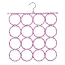 Scarf Hanger Multi Scarves Display Hang Ties Belt Organize Circle Storage H