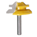 1/4 Inch Shank 45 Degree Lock Miter Router Bit 3/4 Inch Stock Joint Router Bit