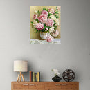 DIY 5D Peony Diamond Painting Embroidery Cross Craft Stitch Kit Home Decor