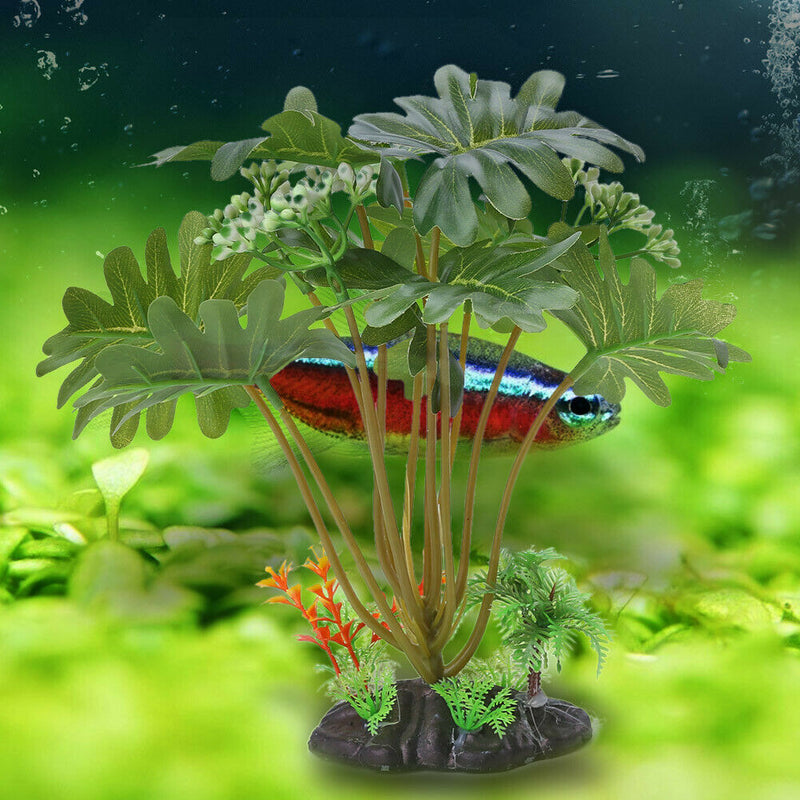 Artificial Fern Weed Water Grass Fish Tank Plant Viewing for Aquarium Decor