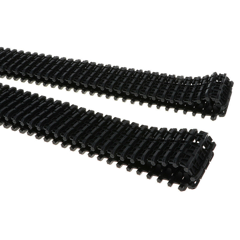 Black 2pcs 7cm Plastic Crawler Track for DIY Robotics RC Car Modified Parts