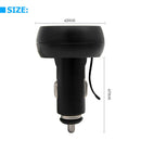 Car Cigarette Lighter Socket Adapter 3-in-1 Voltmeter+Temp Meter+USB Charger l-