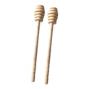 2x Wooden Jam Honey Spoon Wooden Stir Stick Syrup Spoon Dip