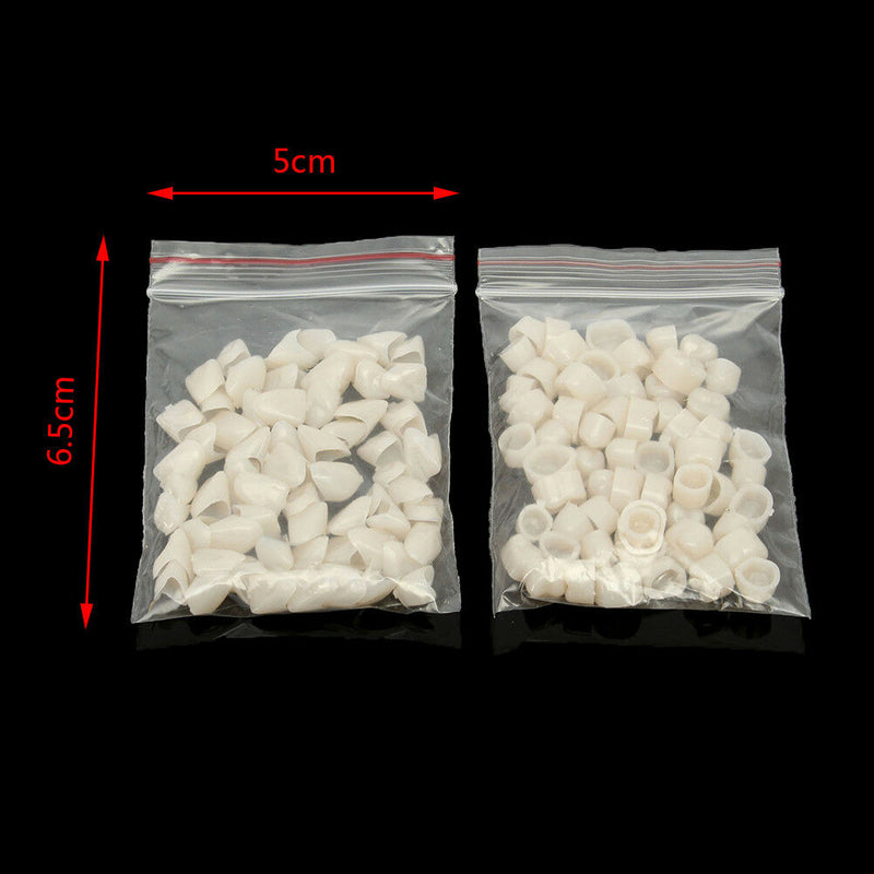 2 Packs Dental Temporary Crown Material For Anterior + Molar Teeth Veneers Ew