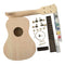 1 Set 23inch Ukulele Assembly Kits Unfinished Solid Wood 4 Strings Guitar